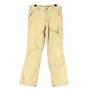 Carhartt‎ Rugged Flex Canvas Work Pants Men 34x29 Relaxed Fit Utility Durable